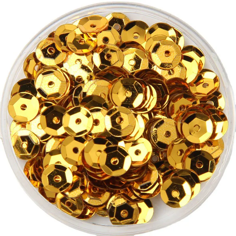 Sequins 3/4/5/6/8/10mm/ PVC Concave Round Loose Sequins Sequins Sewing Wedding Craft Accessories Lentejuelas Para Coser 10g/20g