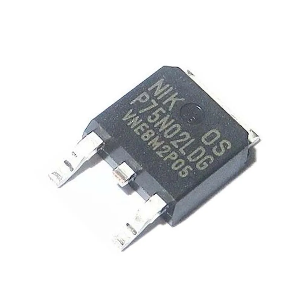 10Pcs P75N02LDG Om-252 P75N02 TO252