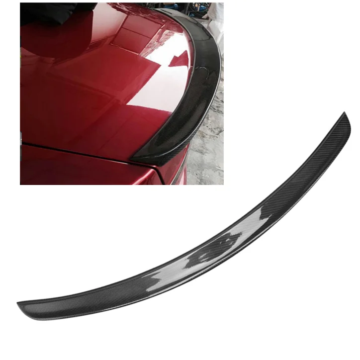 

XF rear trunk Spoiler Fit For Jaguar XF X250 X260 Sedan Carbon Fiber Rear bumper wing Spoiler 2012 2013 2014 2015