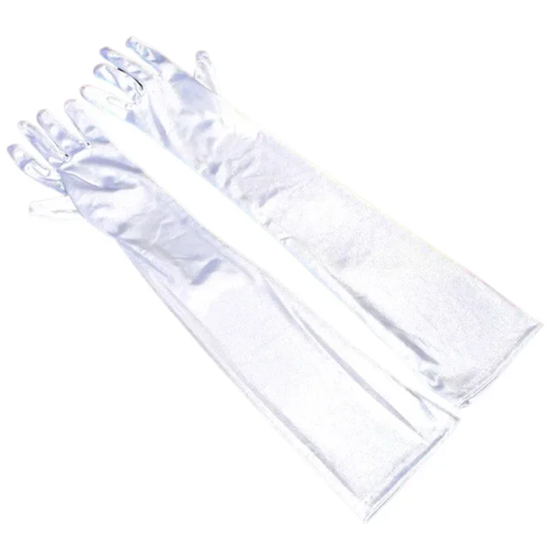 

Перчатки принцессы для маленьких девочек, атласные атласные перчатки для девочек на Хэллоуин, костюм принцессы для косплея