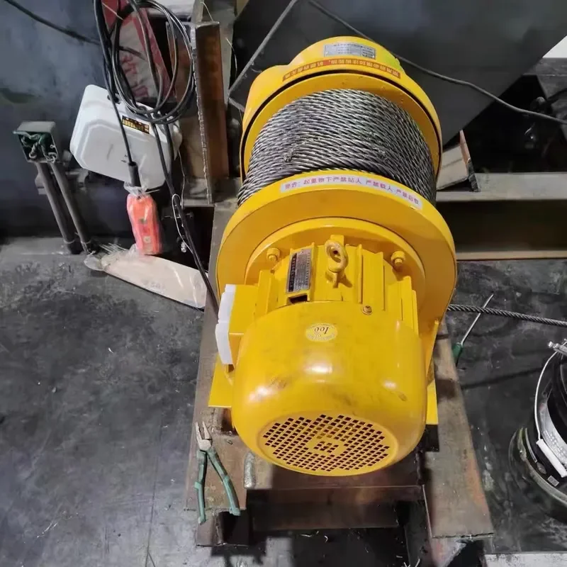1 Ton 2T 3T 5T Heavy Duty Single Girder Electric Wire Rope Hoist Crane 380V Industrial Lifting Equipment for Construction