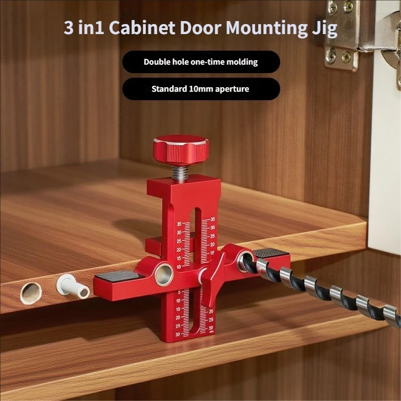 

Позиционер для установки дверей шкафа 3 в 1, с опорным рычагом и зажимом, монтажное приспособление, устройство для установки дверной панели, отскок