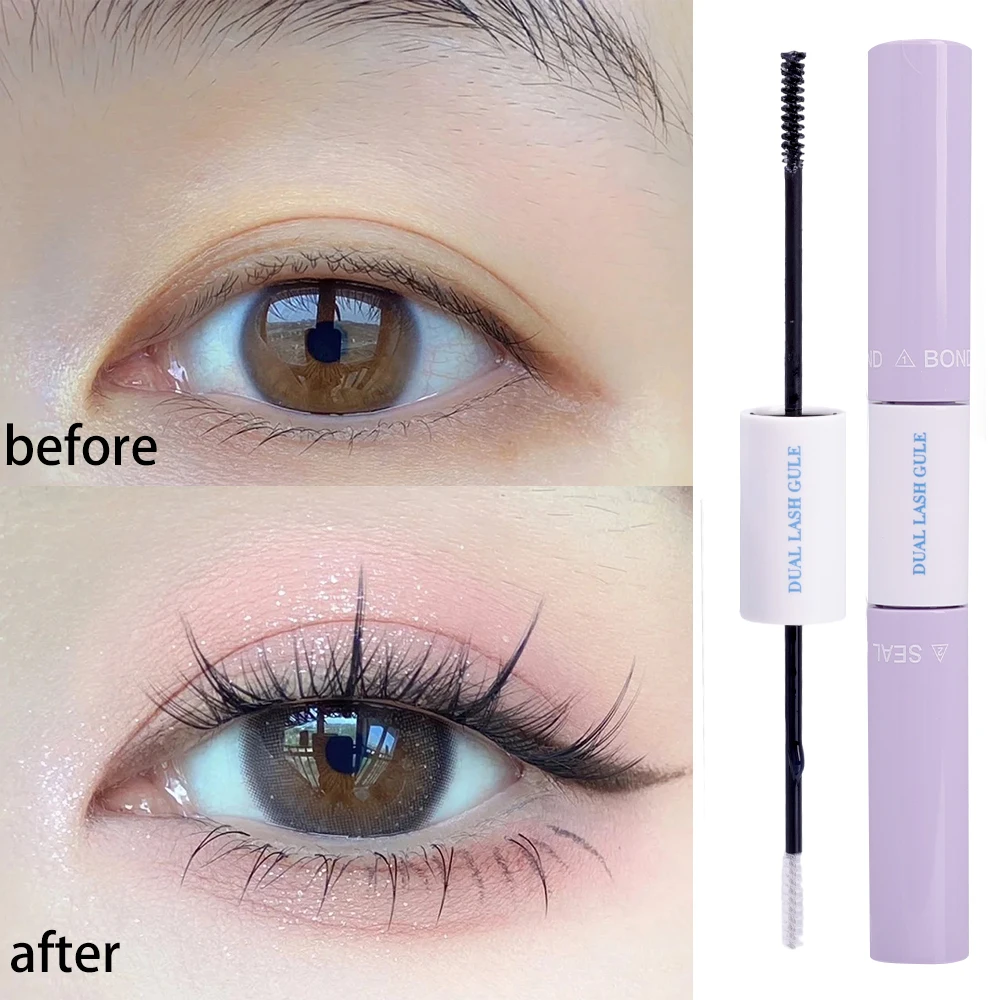 Colle pour faux-cils longue durée, séchage rapide, étanche, grappes individuelles, extension de cils arina