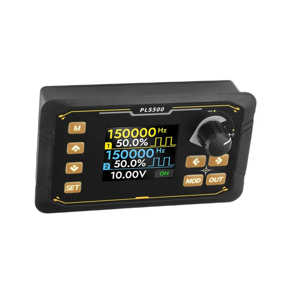 Dual Channel PWM Signal Generator 1Hz-500kHz 0-100% Duty Cycle 1.8