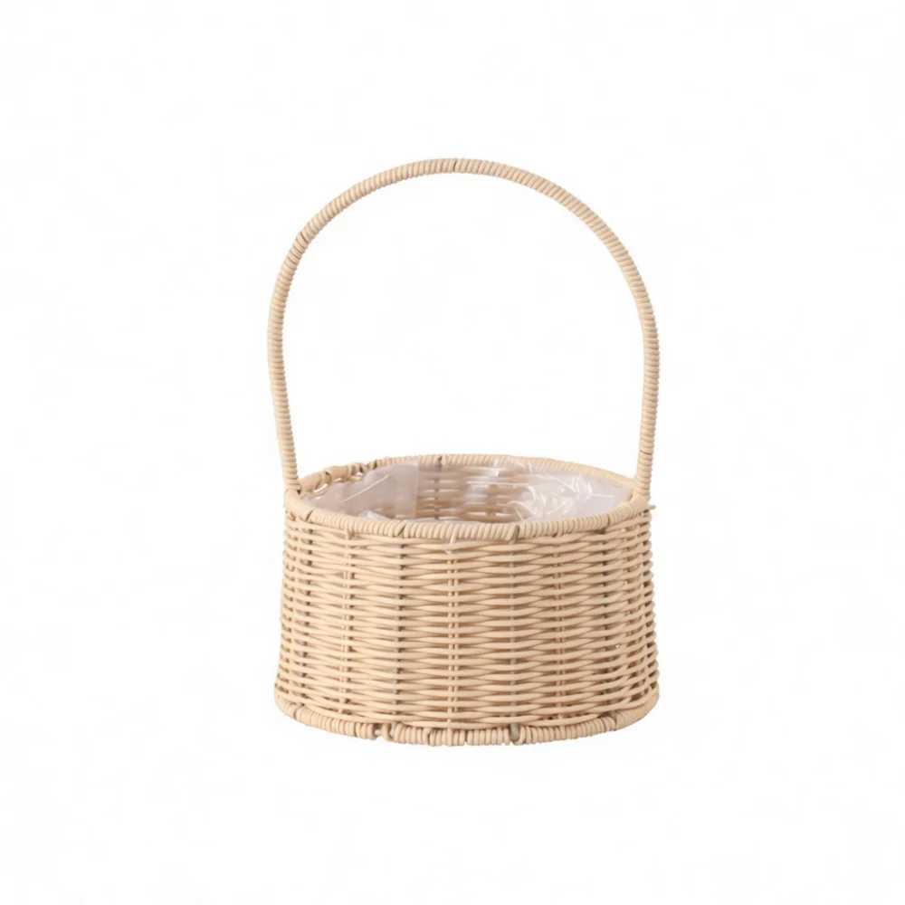 Sustainable Living Gifts - Sustainable Plastic Woven Basket Decorative Gift