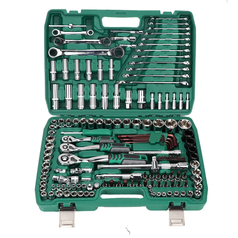 

Professional 151pcs 1/4 3/8 1/2 Driver Crv Car Repair Hand Tools Ratchet Socket Set