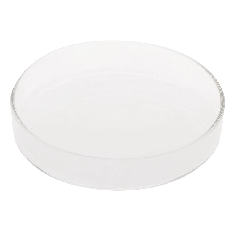 Shrimp Feeder Glass Feeding Dish Aquarium Fish for Tank Reptiles Round Clear Bowl 3.9\