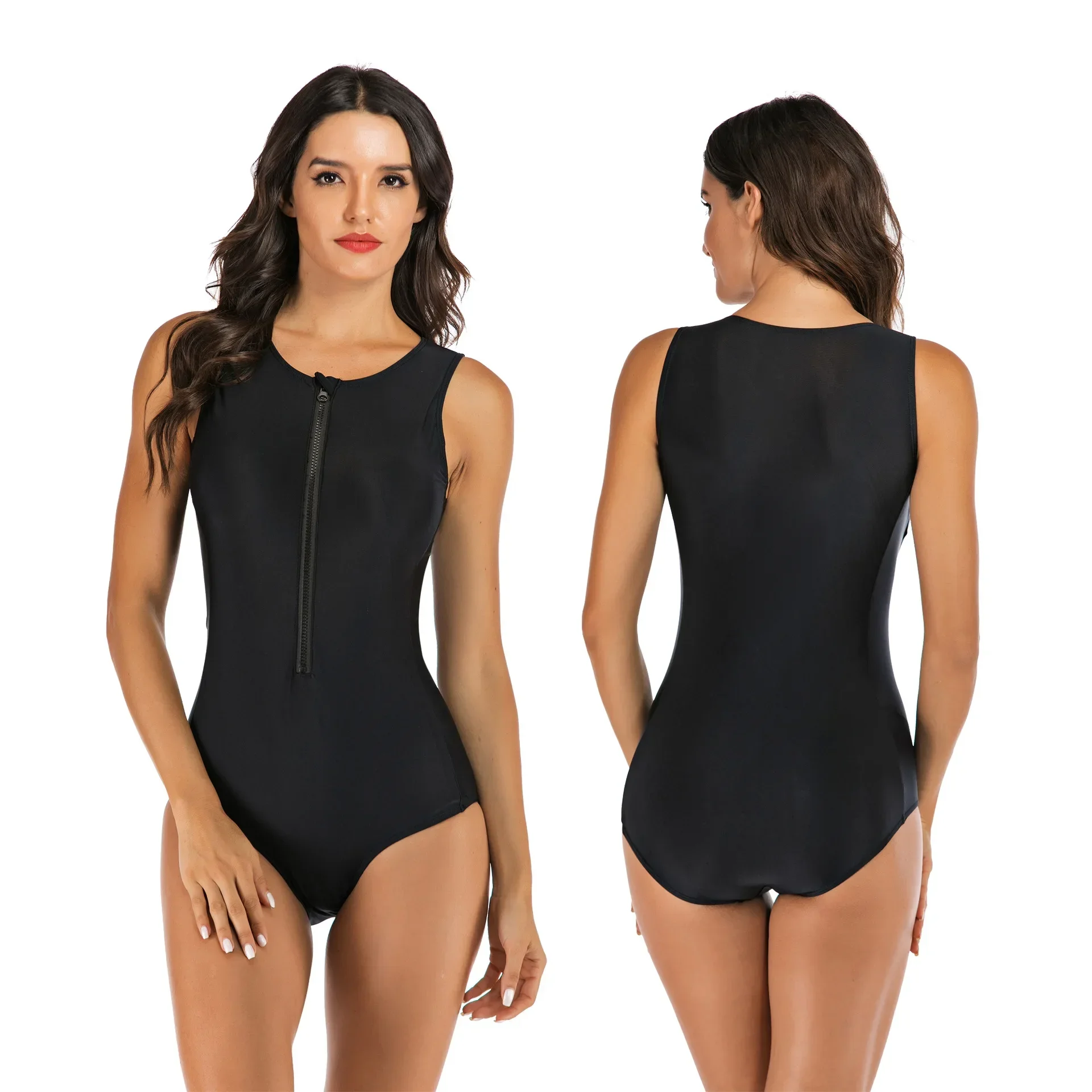 Summer Women\'s Swimsuit 2023 Swimwear Women One Piece Swimsuit Sleeveless Diving Bathing Suit Women Swimming Suit