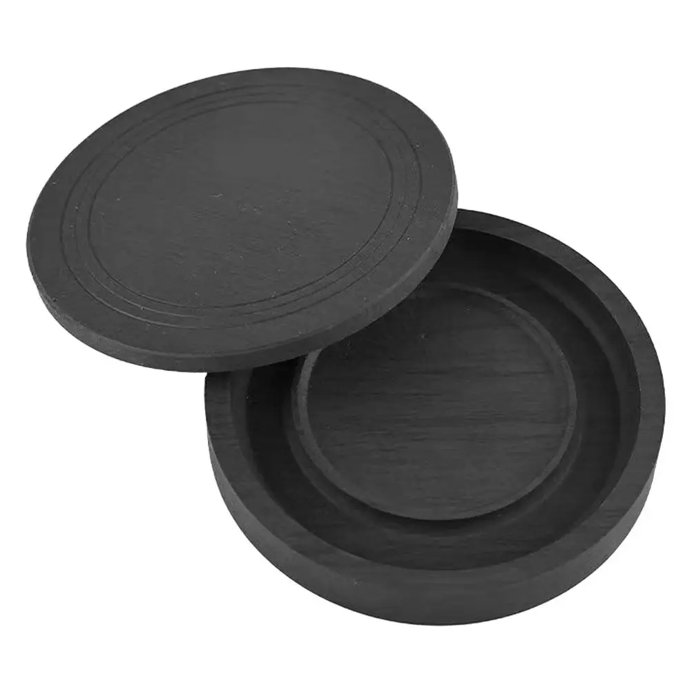 

Chinese Calligraphy Inkstone Round Ink Well Lid Stone Tray Ink Retention Moisture Control Practice Painting Practice Painting