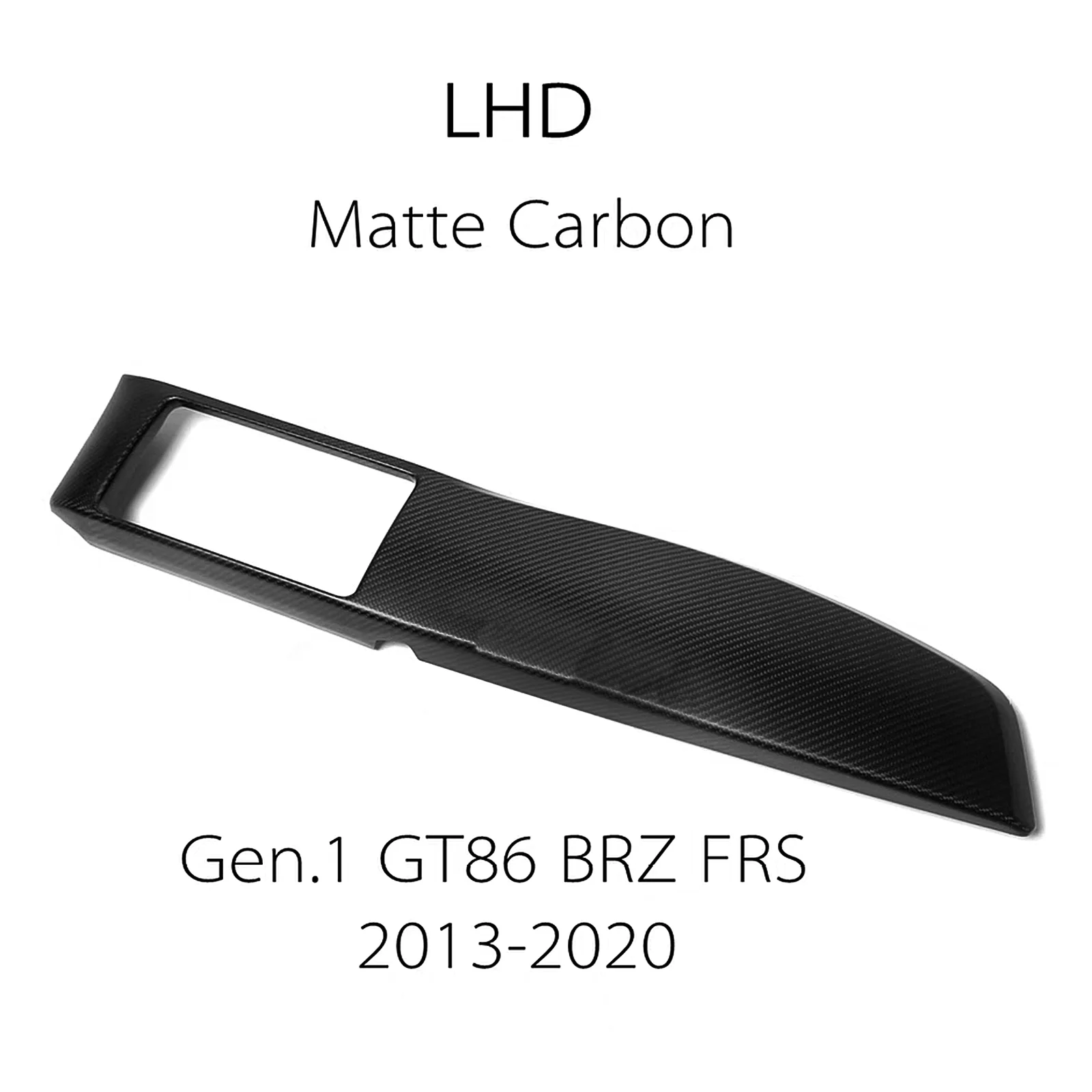 1 PC Car Interior Center Console Dashboard Panel Cover Trim For Toyota GT86 Subaru BRZ 2013-2020