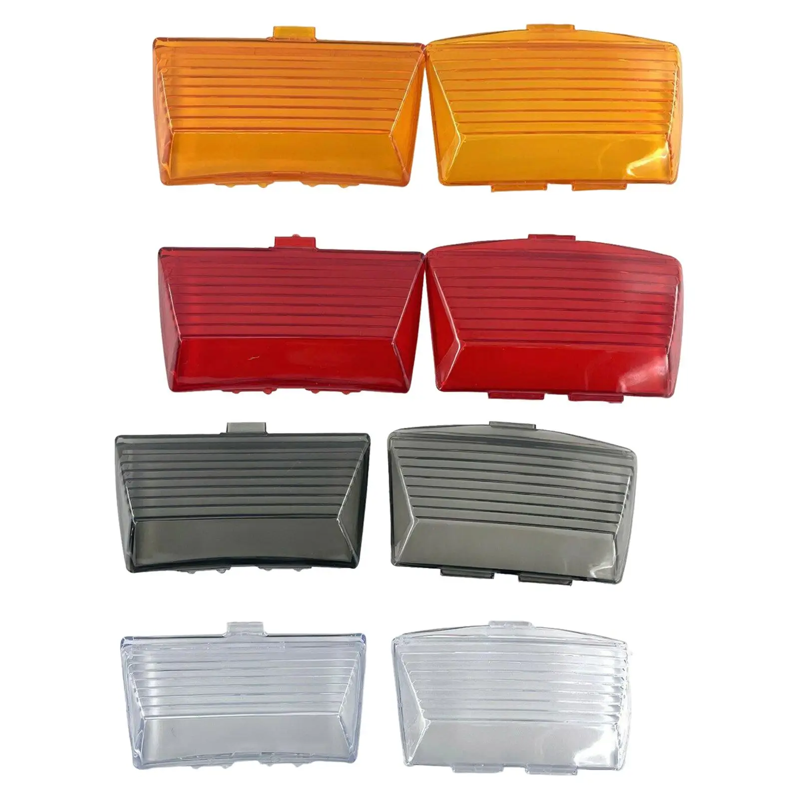 

2Pcs Light Lens Cover Tips Mud Guard Fits for Harley Electra Glide Fxdc Super Glide