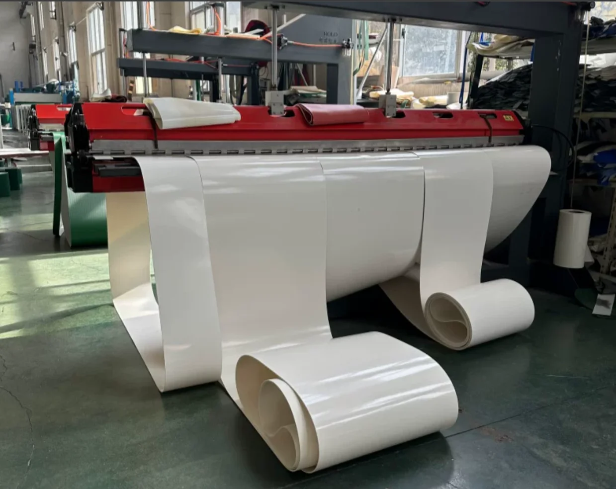 

2PCS 3870X330X2MM white pvc Packaging machine conveyor belt