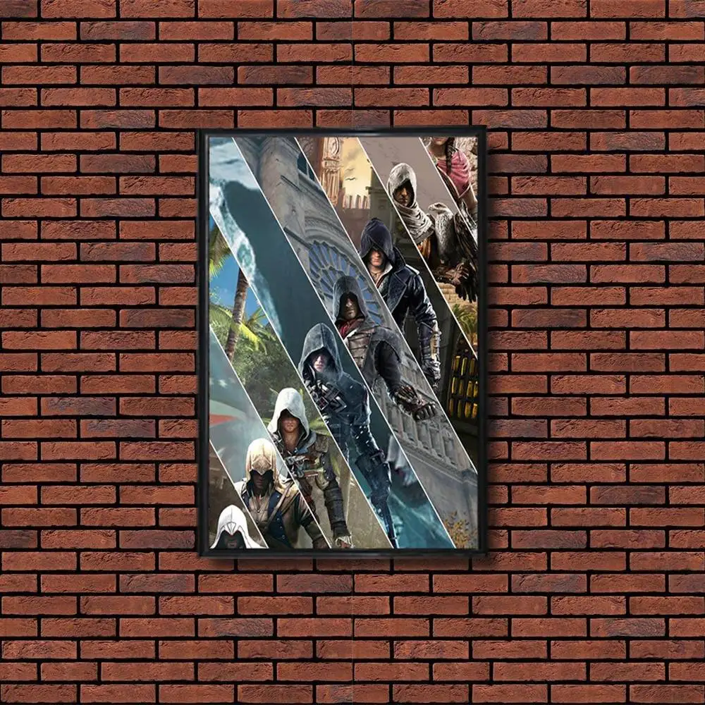 لعبة A-القتلة الرائعة CreedS عالية الجودة النوم غرفة المعيشة الجمالية الجدار الديكور اللوحة ملصق ملصقات هدية