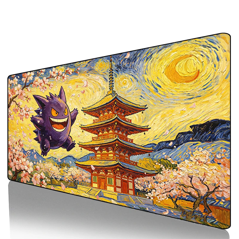 Mouse Pad Gengar Sakura Pagoda - Cool Tablet Accessories ulasan dan harga