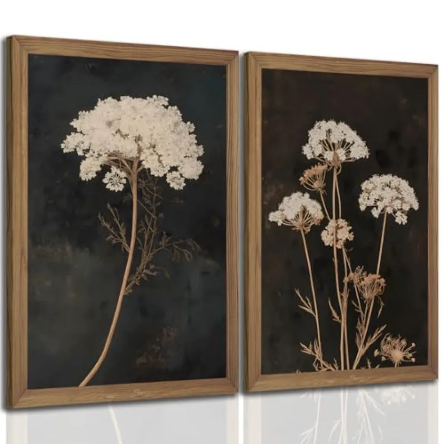 

Настенное искусство в раме с деревянной рамкой, картины на холсте в стиле «Королева Анна», рустикальные постеры, декоративные принты для дома, гостиной или спальни