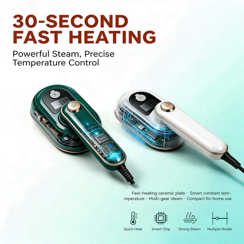 NEW Handheld Portable Vertical Steam Iron Laundry Appliance Mini Clothes Steamer Travel Garment Steamer Steam Iron for Clothes