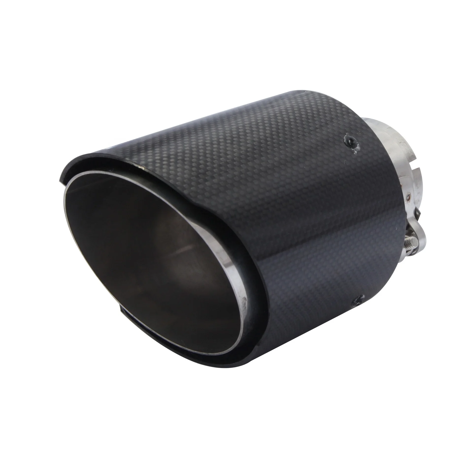 Automotive Carbon Fiber Exhaust Tip Black Color for Modification Exterior Accessories for BMW Muffler Pipe