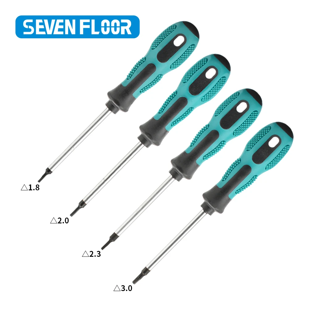 Magnetic triangular screwdriver head size 1.8/2.0/2.3/3.0mm Precision screwdriver head Electric equipment maintenance manual too