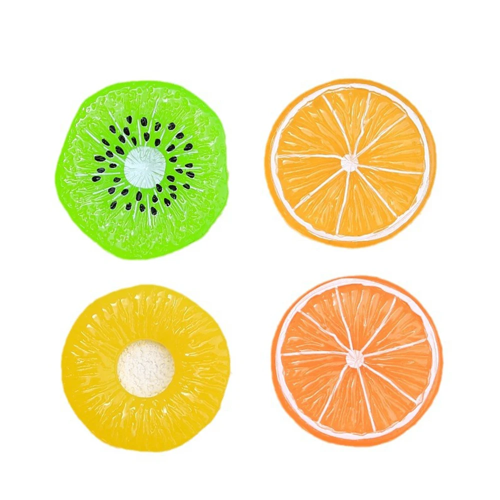 5PCS Orange Fruit Slices Series Resin Flatback Cabochons For Hairpin Scrapbooking DIY Jewelry Craft Decoration Accessories