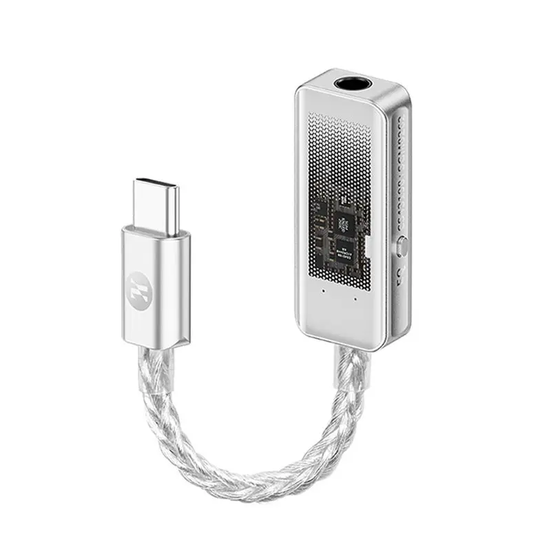 Портативный усилитель для наушников JCALLY DSD256 32Bit 384Khz DAC CS43198 JM98MAX с USB-C на 3,5 мм Type-C AMP