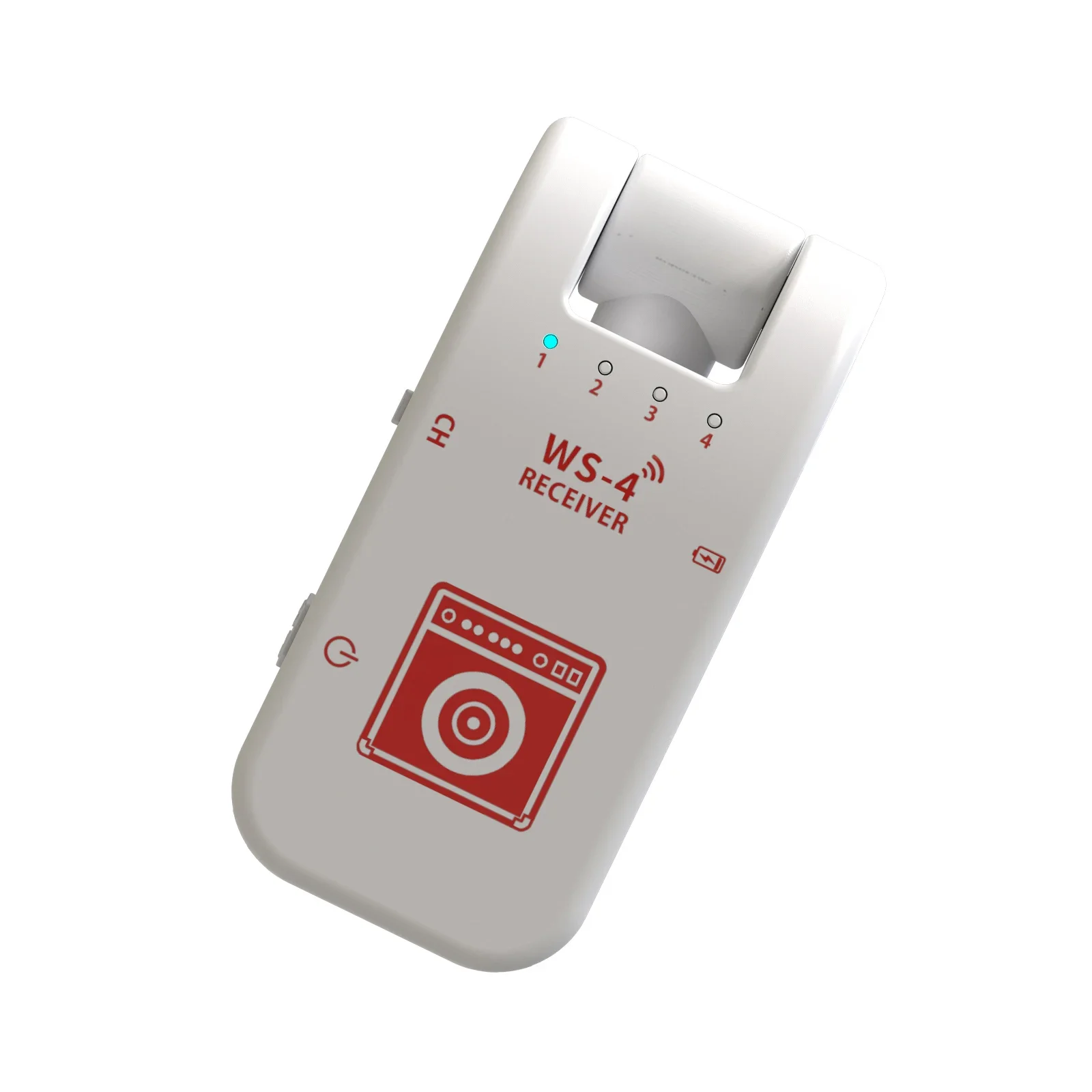 Ws-Mini Pro 4-Ch 2.4Ghz Wireless System - 48Khz/16Bit Studio Audio W/rechargeable Beltpack for Guitar/bass Recording