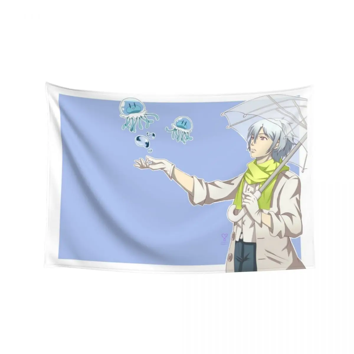 

Watching the Jellyfishes- DmmD Clear Tapestry Wall Decoration For Bedroom Decor Home Room Design Tapestry