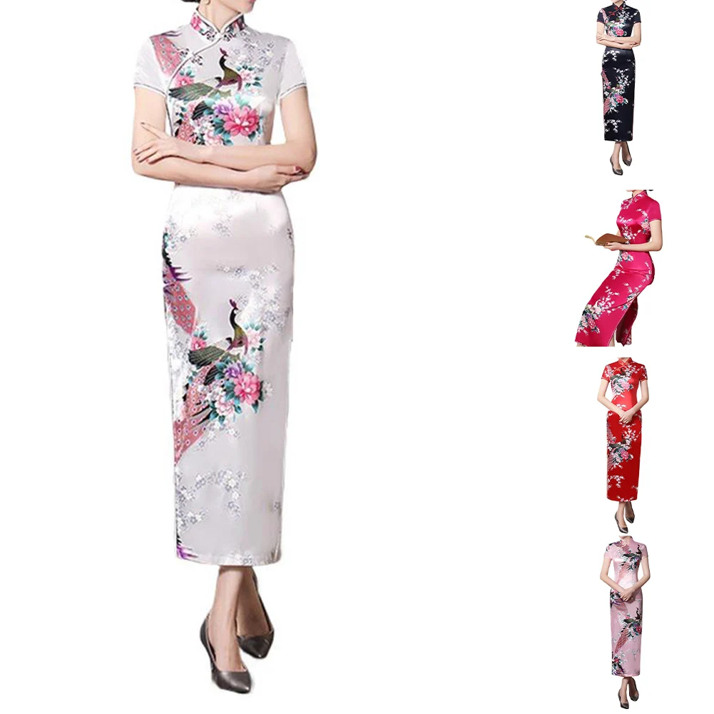 Kleid für Veranstaltungen, chinesisches traditionelles Kleid, erhältlich in den Größen S bis XL, brandneuer Zustand, modische Abendgarderobe