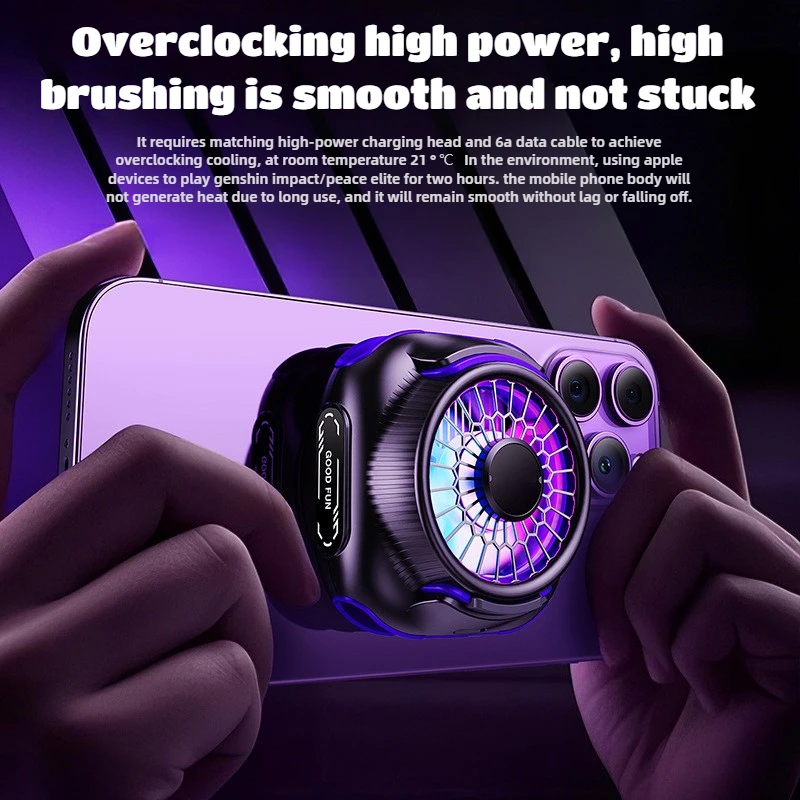 N26 جديد الهاتف المحمول المغناطيسي أشباه الموصلات مروحة التبريد المبرد الجليد الثلاجة الخلفي كليب PUBG لعبة برودة آيفون أندرويد