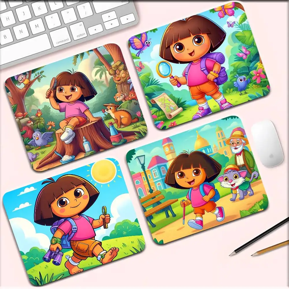

1pc Anime Cute D-Dora The E-Explorer Small Mousepad Keyboard Pad Laptop Cushion Non-slip Deskpad