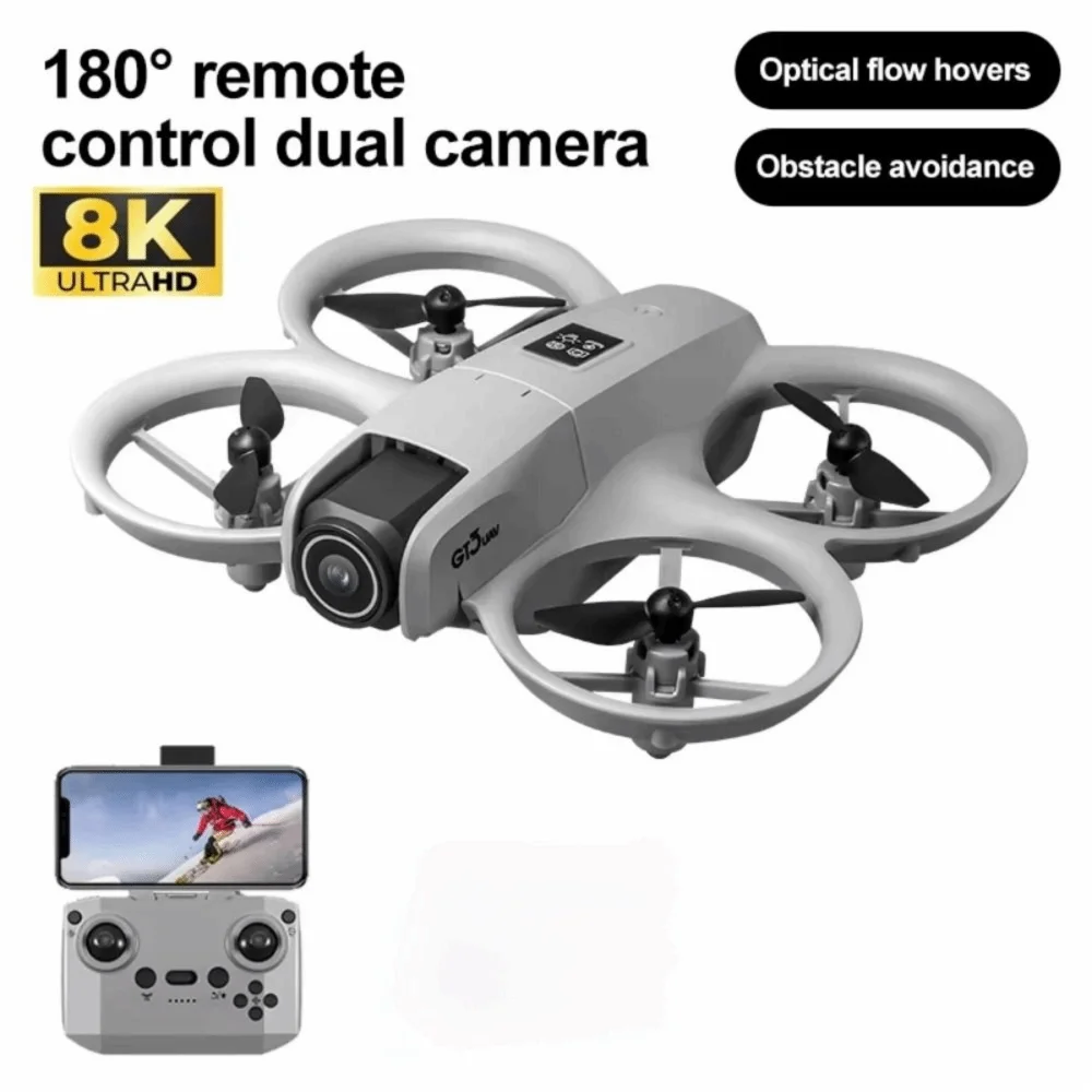 

Новая модель 180 ° Камера GT3 GPS для дронов, режим Headless, 360° ° Дрон Flip 4K HD с динамической подсветкой для FPV-съемки и аэрофотосъемки на открытом воздухе