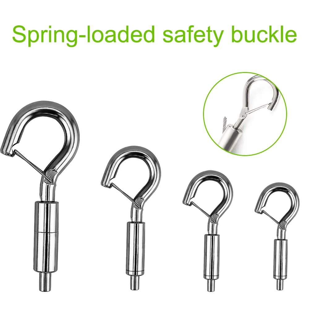 Adjustable Metal Safety Hook Suitable for 1-5mm Steel Wire Rope for Hanging Gallery Art Painting Decorative Light and Other Tool