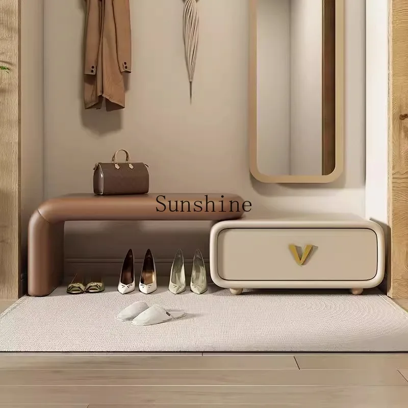 Multi-functional telescopic shoe stool at the entrance of the home Entrance Storage Simple and modern