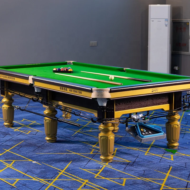 High-End Standard 9ft Billiard Table American Billiards Snooker Pool Table