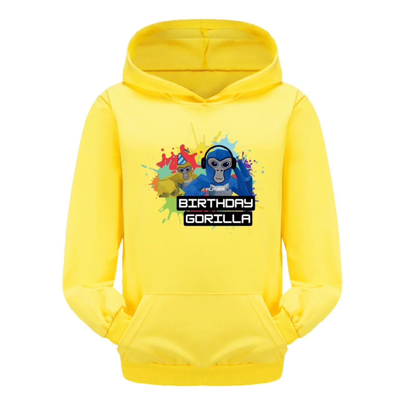 VR Game Gorilla Tag Hoodie Kids Cartoon Monkey Clothes Toddler Girls Sweatshirts Baby Boys Long Sleeve Coats Children's Clothing