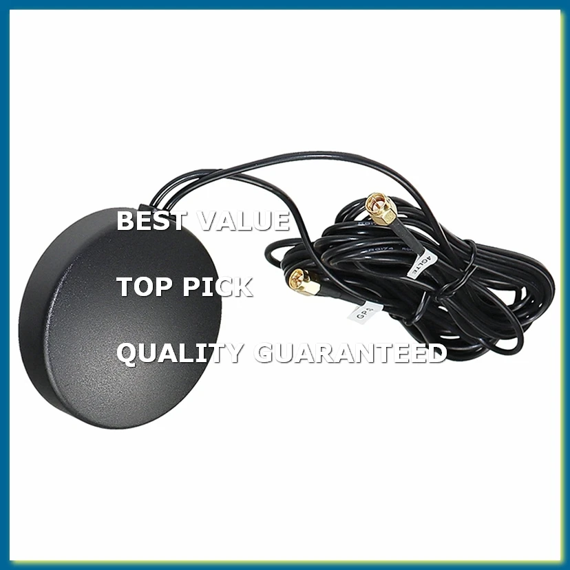 GPS 4G Glonass Combined Antenna RG174 3 Meters Cable SMA Male Satellite Positioning Receiving Car Navigation