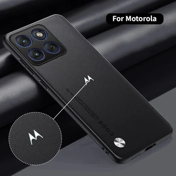 Business Carbon Fiber Pattern Leather Case for Motorola Edge 70 60 50 40 Pro Fusion Neo…