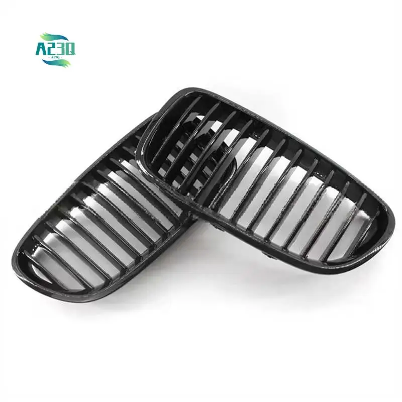 

A23Q-Bright Black Grille Modified Front Grille 51137261356 51137261355 For BMW 5 Series F10 F18 528I 530I 535I 2010-2016