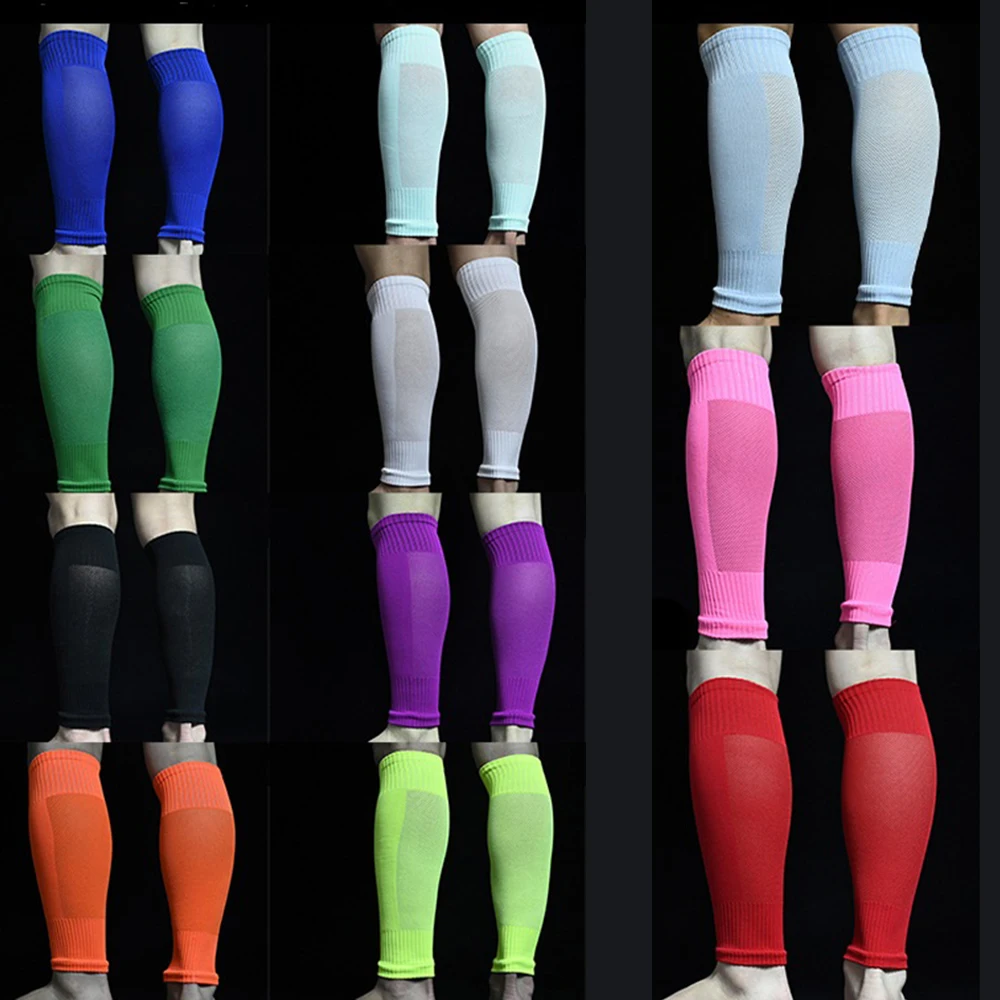 1 pair of adult and adolescent single-layer leg covers, elastic football socks, professional protective leg covers for sports co