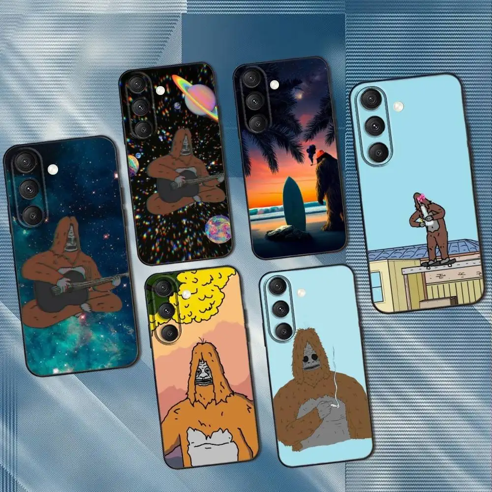 

S-Sassy The Sasquatch Phone Case For Samsung S25,S24,S23,S22,S21,S20,S10,Ultra,Plus,Lite,FE,Soft Silicone Black Cover