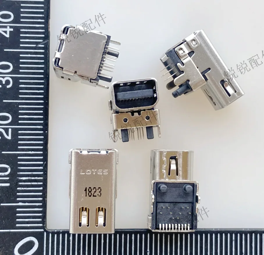 For LOTES MiniDP high definition seat 20P female seat, heightened H8.9mm Displayport socket