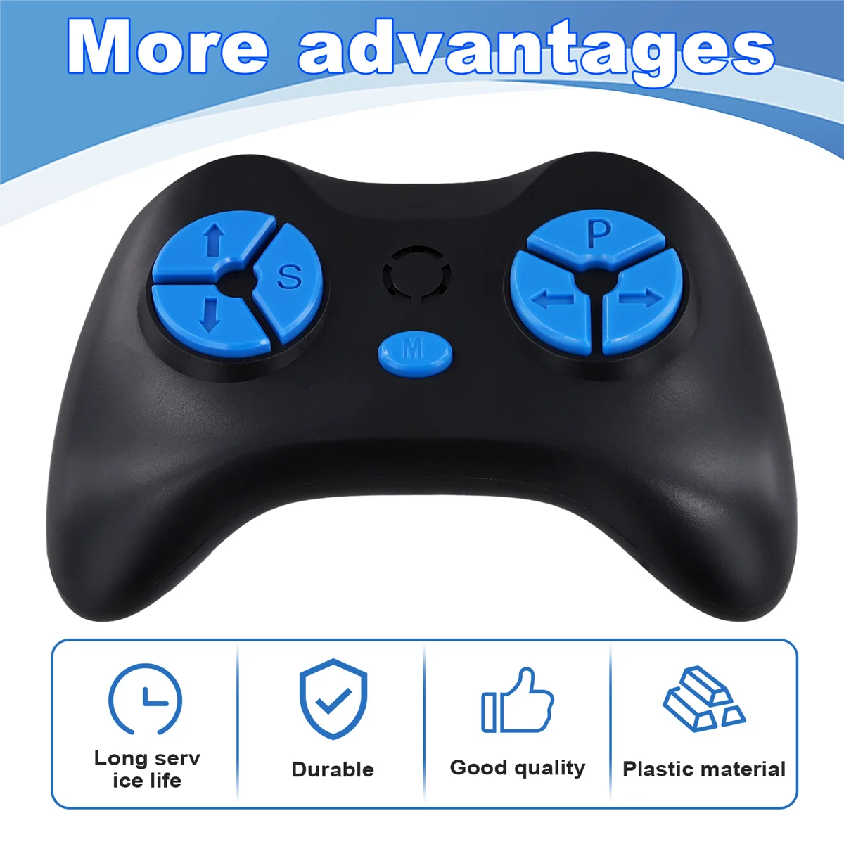 【Novo cupom de usuário!】 Veículo elétrico infantil FCC Bluetooth 2.4G Controle remoto, controle remoto de carro de brinquedo infantil