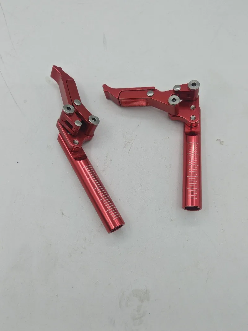 Universal sports wheelchair aluminum alloy scissor brake wheelchair fittings pipe clip installation