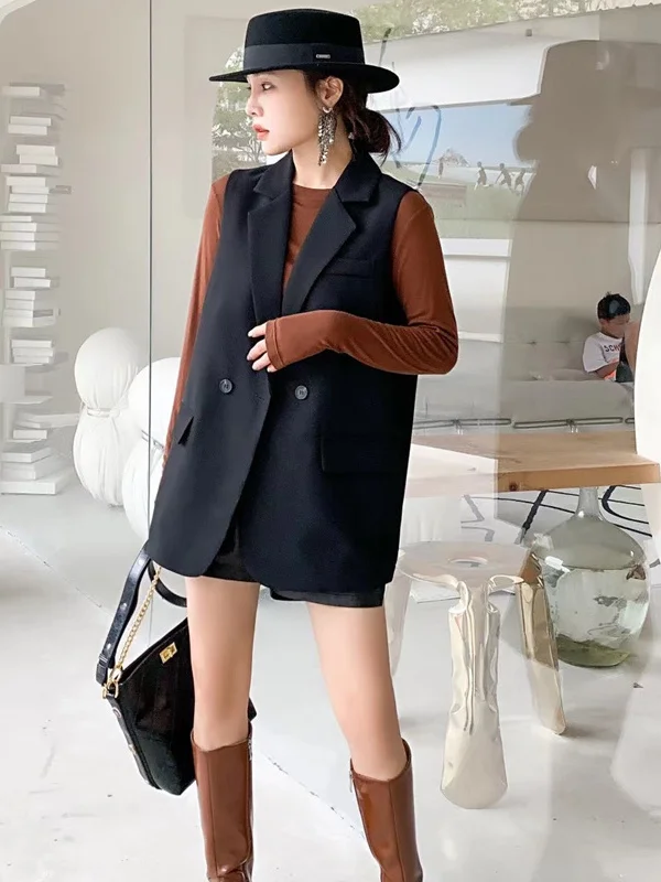 

Модный свободный топ без рукавов для полных женщин, удобный, дышащий, из чистого хлопка...