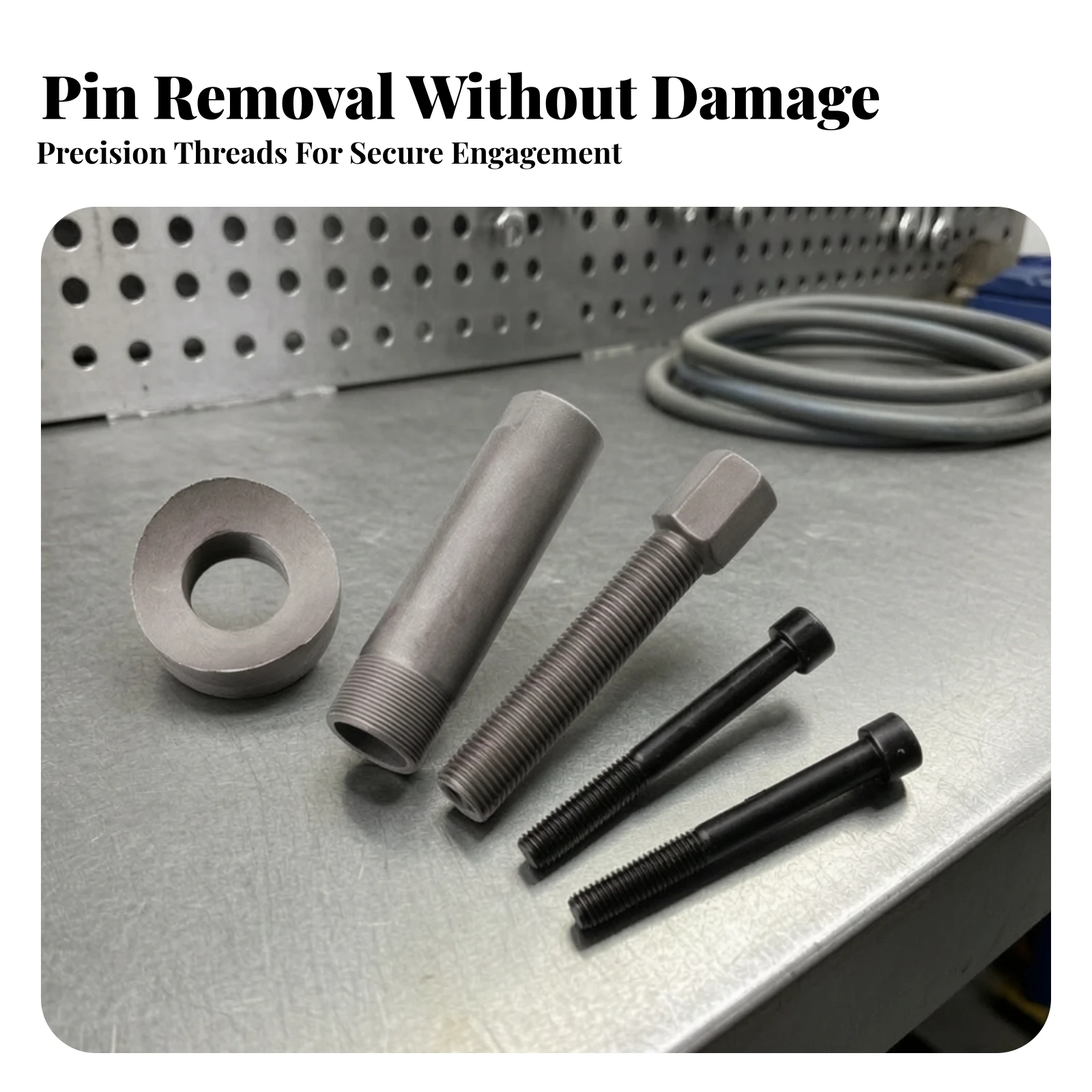 Piston Pin Removal Tool Long-Lasting Motorcycle Piston Pin Puller Heavy-Duty Compact for Mechanics, Engine Disassembly
