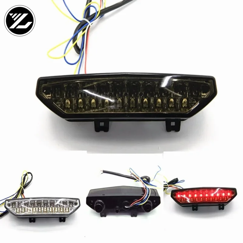 

For Kawasaki Ninja ZX-6R ZX6R 2007 2008 Rear Tail Light Brake Turn Signals Integrated LED Light ZG14 CONCOURS ZRX1200 DAEG