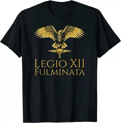 Ancient Roman Legion  Legio XII Fulminata SPQR Men T-Shirt Short Sleeve Casual 100% Cotton O-Neck Summer Tees