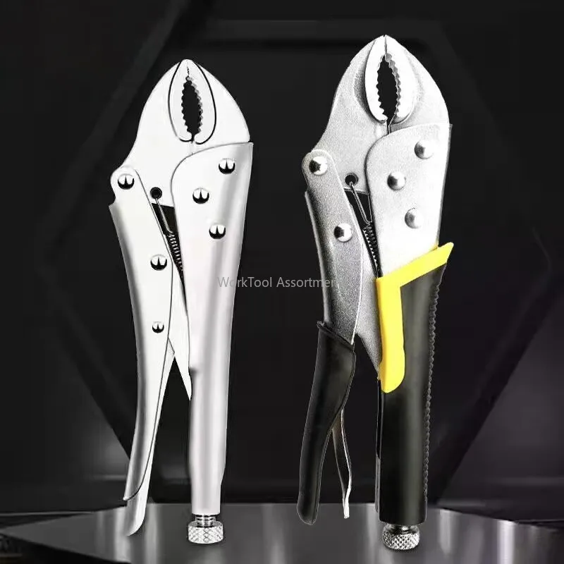 Multifunction clamp tool round mouth C-type automatic clamping flat head quick sealing fixing clamp industrial grade