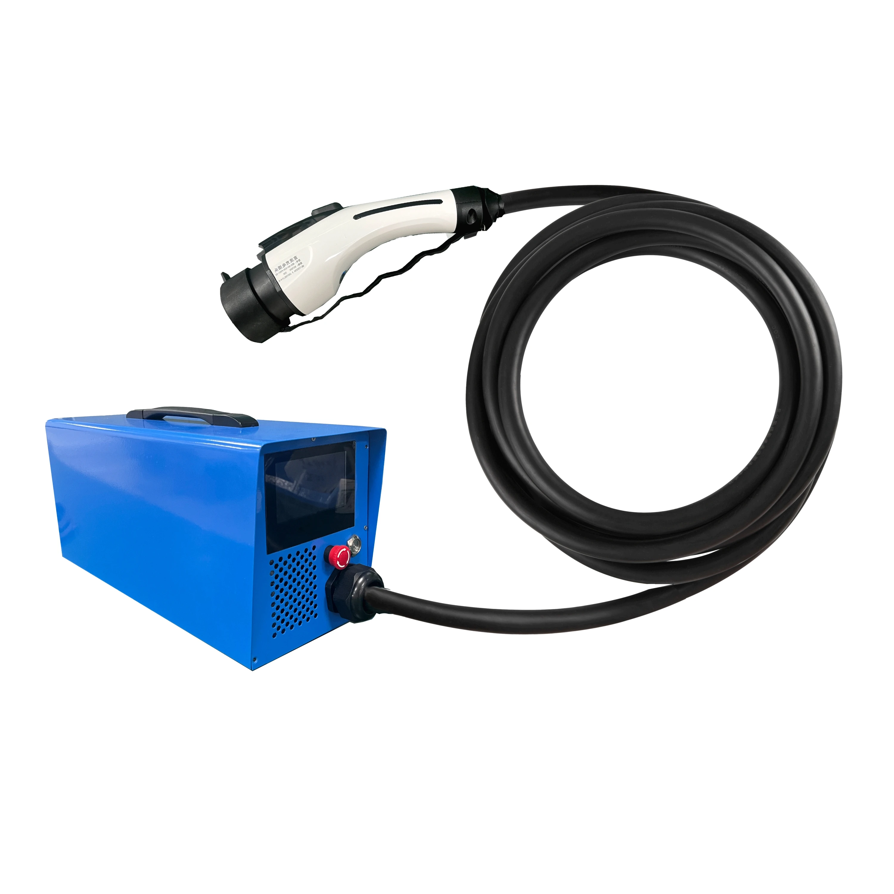 Fast Portable EV Charger 7KW 220V 1phase DC Charge for  ID4 VW ID6 GBT DC Charging Station