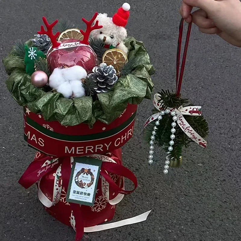 กระดาษห่อดอกไม้กันน้ำ 20 แผ่น ขนาด 57*57 ซม. สำหรับห่อช่อดอกไม้ ทำของขวัญคริสต์มาส DIY