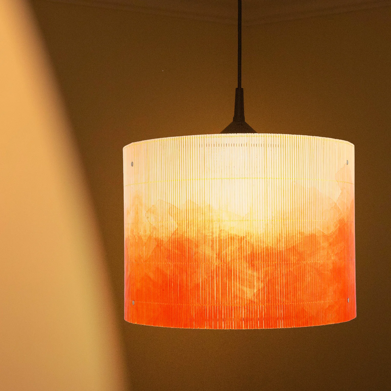 

Bamboo Lampshade Traditional Chinese Craft Woven Light Cover for Hanging Lamp Ceiling Table Use Stylish Home Decor Accessory